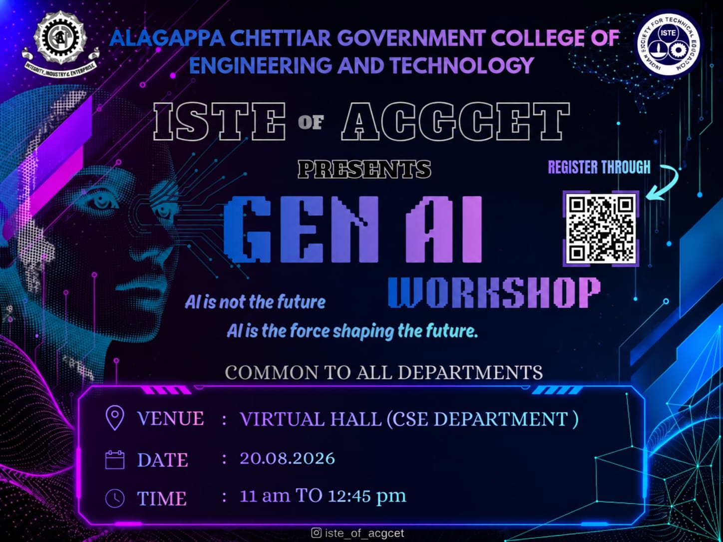 Gen AI Workshop poster